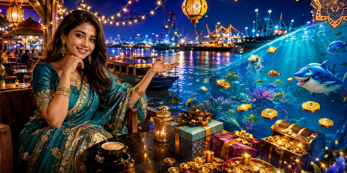 A player enjoying a Fishing Game at an Eid festival in Chattogram