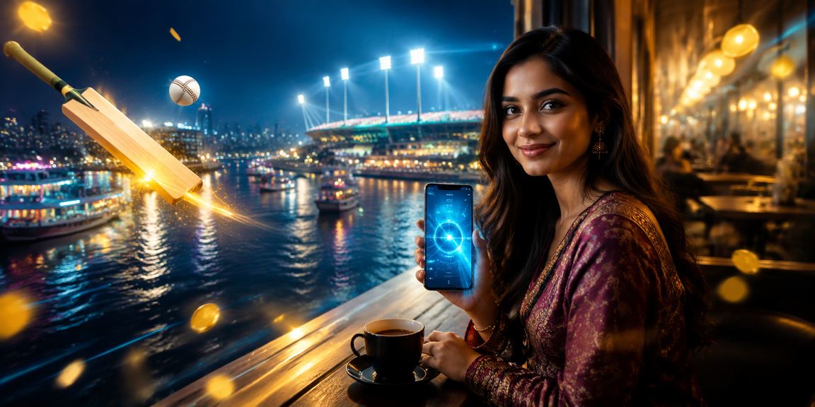 A user enjoying cricket betting in Dhaka