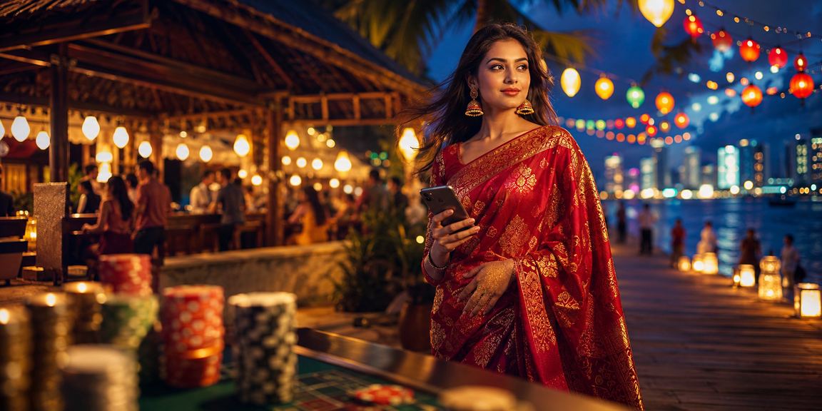 সেন্ট মার্টিনের নাইট মার্কেটে মোবাইলে db10 পেমেন্ট করছেন একজন ব্যবহারকারী